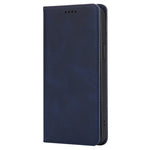 Til Samsung Galaxy A06s Etui Pung Kalvetekstur Læder Telefoncover med Skjult Magnetisk Lukning
