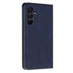 Til Samsung Galaxy A06s Etui Pung Kalvetekstur Læder Telefoncover med Skjult Magnetisk Lukning