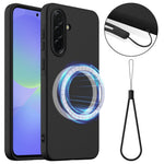 For Samsung Galaxy A36 5G / Galaxy A56 5G Magnetic Case Anti-Drop Liquid Silicone Phone Cover