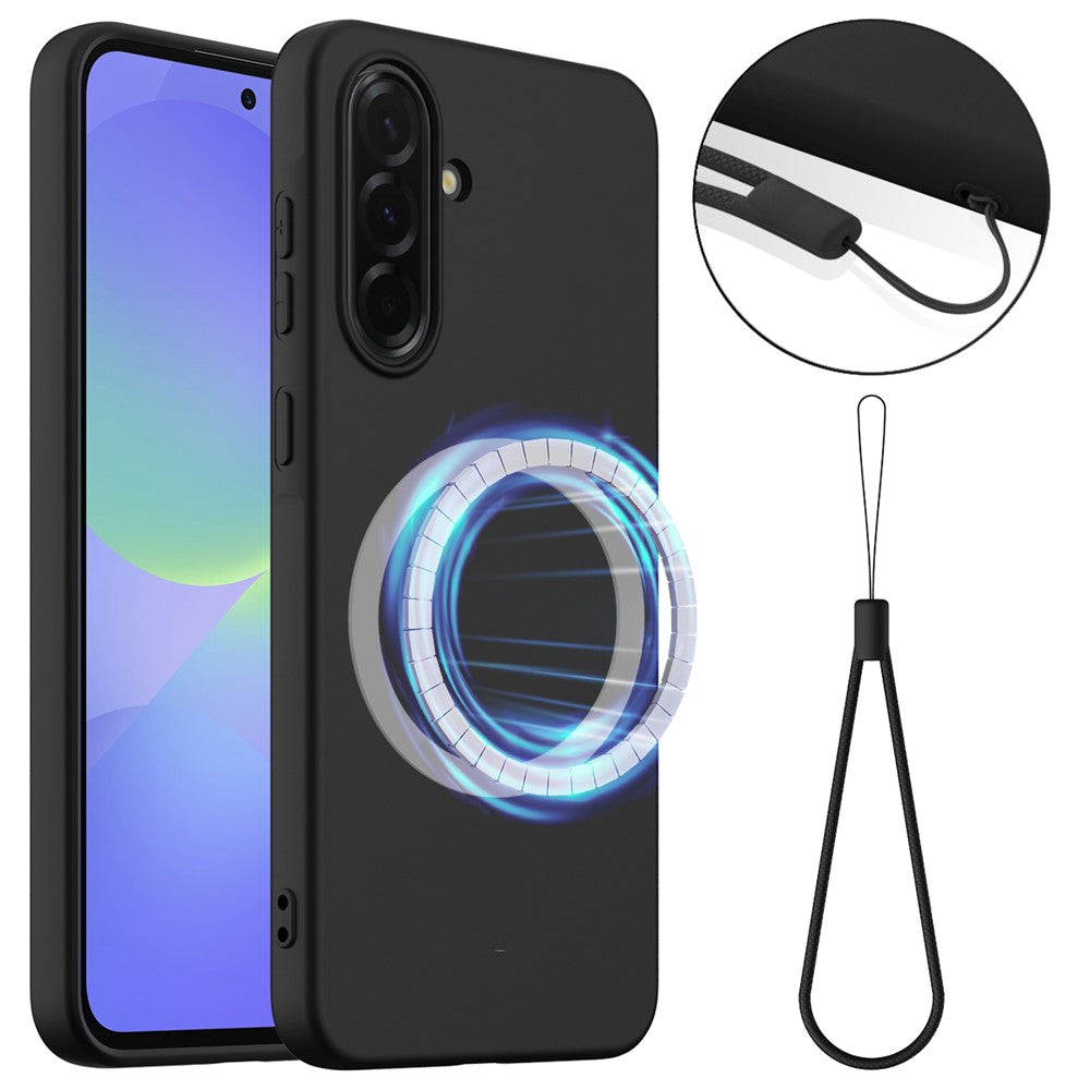 For Samsung Galaxy A36 5G / Galaxy A56 5G Magnetic Case Anti-Drop Liquid Silicone Phone Cover