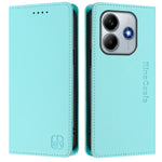 For Xiaomi Poco M7 Pro 5G Leather Case RINACASIS RC01 Phone Cover with RFID Blocking Wallet Stand
