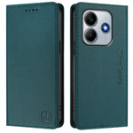 For Xiaomi Poco M7 Pro 5G Leather Case RINACASIS RC01 Phone Cover with RFID Blocking Wallet Stand