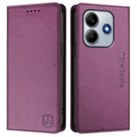 For Xiaomi Poco M7 Pro 5G Leather Case RINACASIS RC01 Phone Cover with RFID Blocking Wallet Stand