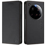 Läderfodral för Xiaomi 15 Ultra RINACASIS RC01 mobilfodral med RFID-blockerande plånboksställ