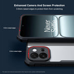 XUNDD til OnePlus 13T 5G-cover, skridsikkert TPU + akryl, gennemsigtig mobilbagside
