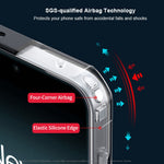 XUNDD til OnePlus 13T 5G-cover, skridsikkert TPU + akryl, gennemsigtig mobilbagside