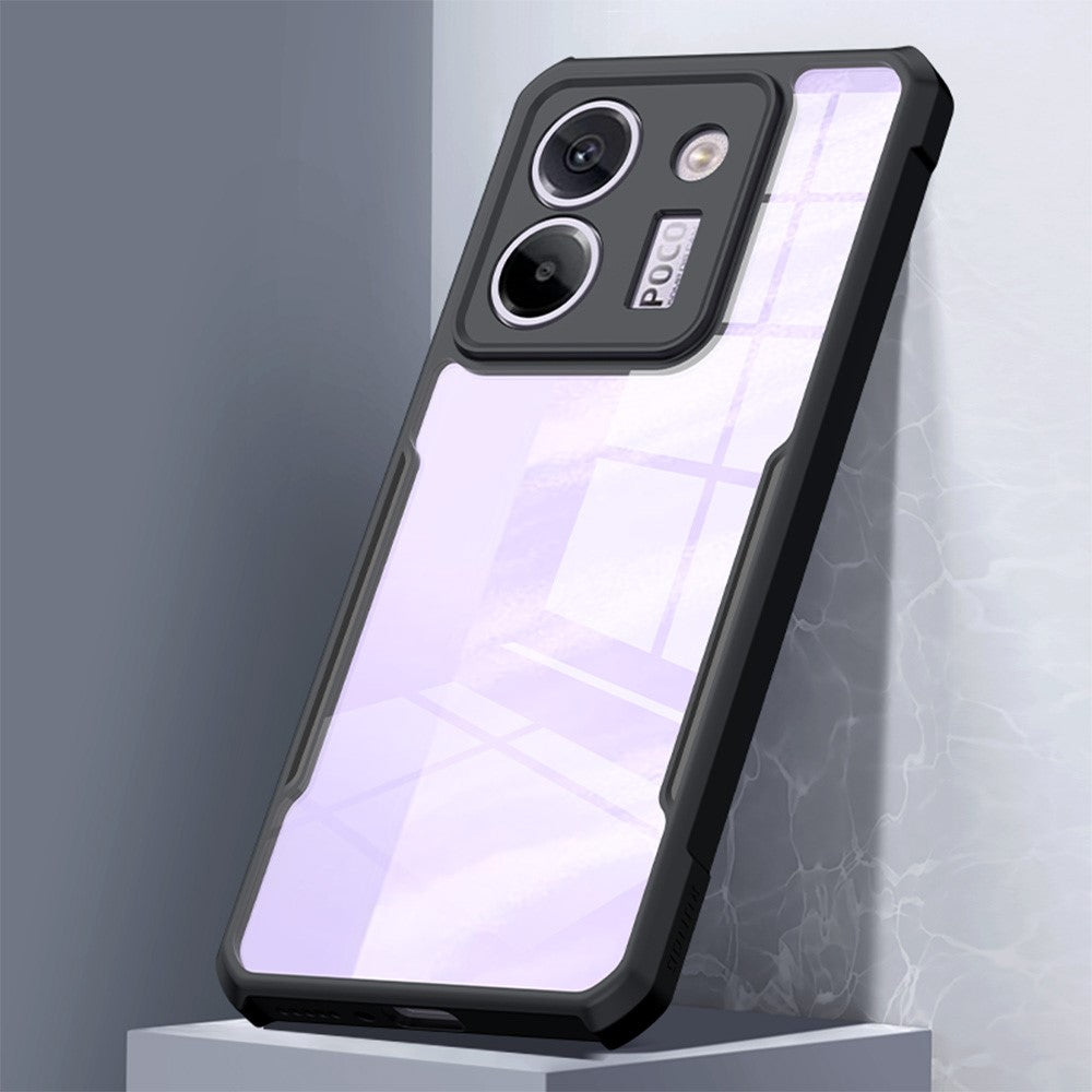 XUNDD For Xiaomi Poco M7 Pro 5G Case Dropproof TPU + Acrylic Clear Back Phone Cover