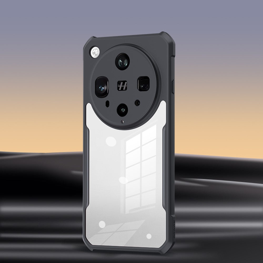 XUNDD cover til Oppo Find X8 Ultra 5G, stødsikkert TPU + akryl, gennemsigtigt bagcover til mobil