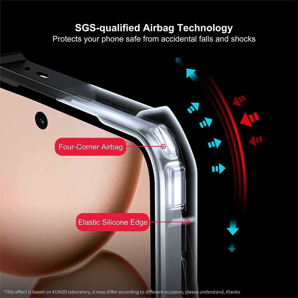 XUNDD För Oppo Find X8 Ultra 5G Skal Stoppsäkert TPU + Akryl Genomskinligt Bakstycke mobilskal