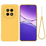 For Oppo F29 Pro 5G Liquid Silicone Case Phone Back Cover with Hand Strap