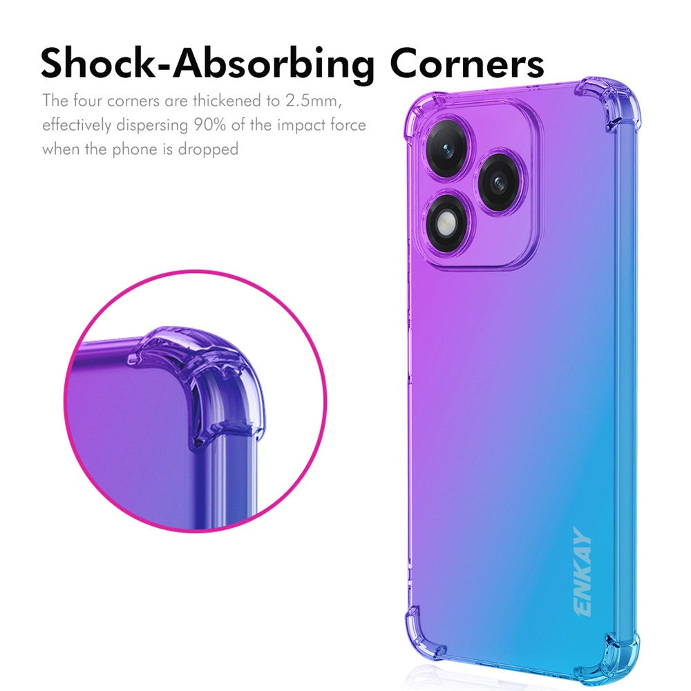 ENKAY For Honor 400 Lite 5G TPU Case  Thickened Four Corner Drop-Proof Phone Back Cover