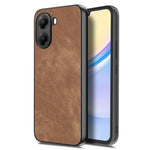 Xiaomi Poco X7 Pro 5G / Xiaomi Redmi Turbo 4 5G-skal, stötsäkert, smalt retro-läder, baksida