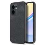 Oppo Reno13 F 5G (Reno 13 FS 5G) / 4G-skal, stötsäkert, smalt retro-läder, bakstycke