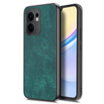 Oppo Reno13 F 5G (Reno 13 FS 5G) / 4G-skal, stötsäkert, smalt retro-läder, bakstycke