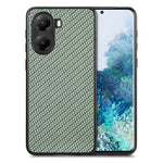 For Xiaomi Redmi Turbo 4 5G / Xiaomi Poco X7 Pro 5G Case Carbon Fiber Texture PU+PC+TPU Phone Back Cover