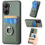 Xiaomi Poco X7 Pro 5G / Xiaomi Redmi Turbo 4 5G-cover, kortholder, ringholder og stativ