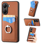 Xiaomi Poco X7 Pro 5G / Xiaomi Redmi Turbo 4 5G-cover, kortholder, ringholder og stativ