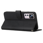 For Xiaomi 12T 5G / Redmi K50 Ultra 5G / 12T Pro 5G Stitching PU Leather Flip Case Wallet Stand Full Shockproof Protective Cover with Strap