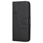 For Xiaomi 12T 5G / Redmi K50 Ultra 5G / 12T Pro 5G Stitching PU Leather Flip Case Wallet Stand Full Shockproof Protective Cover with Strap