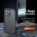 OnePlus OnePlus 13T 5G Skal Skin-Touch TPU + PC Matt mobilskal, Transparent Svart