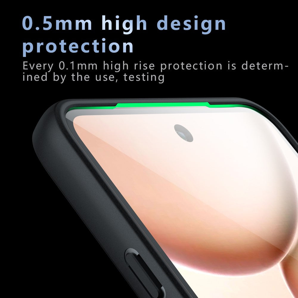 For Oppo Find X8 Ultra 5G Case Skin-Touch TPU + PC Matte Phone Back Cover, Transparent Black