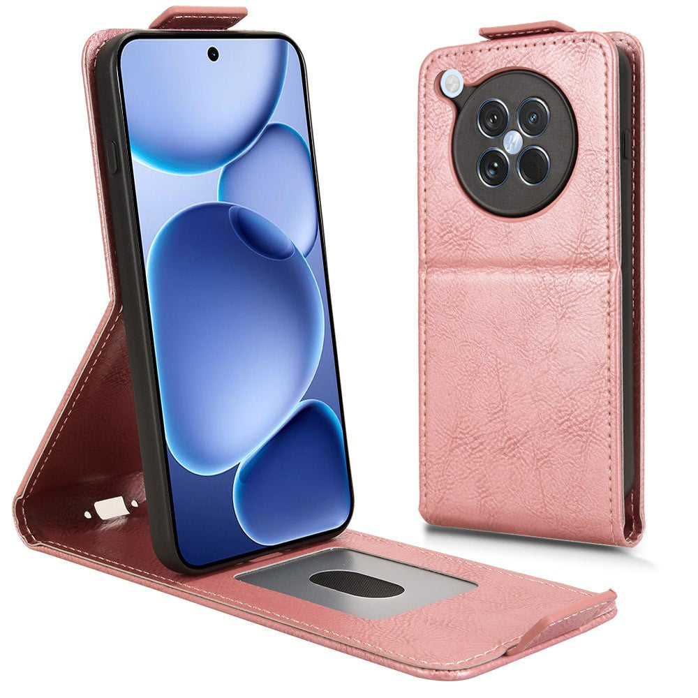 For Oppo Find X8s 5G Stand Case Magnetic Clasp Vertical Flip Leather Phone Cover with Card Holder