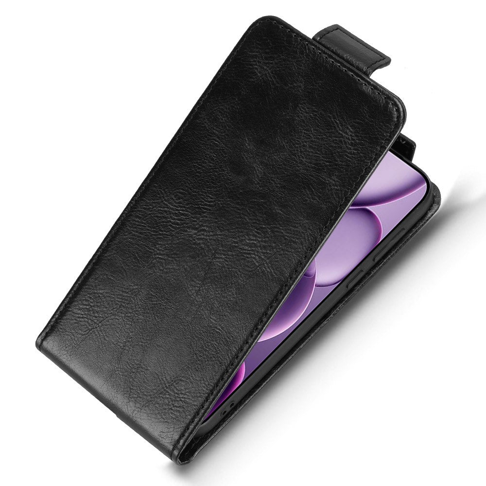 Oppo Find X8s+ 5G Stativfodral Magnetiskt Spänne Vertikalt Flip Lädermobilfodral med Korthållare