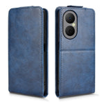 For Huawei Enjoy 80 Stand Case Magnetic Clasp Vertical Flip Leather Phone Cover with Card Holder