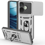 PC + TPU Case For Oppo A5 Pro 4G (Global) / 5G (Global) / A5 Energy 5G (China) Kickstand Phone Cover with Slide Camera Lid