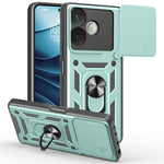 PC + TPU Case For Oppo A5 Pro 4G (Global) / 5G (Global) / A5 Energy 5G (China) Kickstand Phone Cover with Slide Camera Lid