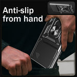 For Xiaomi Redmi K80 5G  /  Poco F7 Pro 5G Case with Slide Camera Lid PC + TPU Kickstand Phone Cover