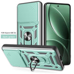 For Xiaomi Redmi K80 5G  /  Poco F7 Pro 5G Case with Slide Camera Lid PC + TPU Kickstand Phone Cover
