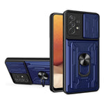 For Samsung Galaxy A23 5G (Global Version) / A23 4G Case PC + TPU Kickstand Phone Back Cover with Camera Slider