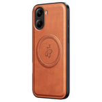 Magnetic Case for Xiaomi Redmi Turbo 4 5G / Poco X7 Pro 5G PU + TPU + PC Phone Back Cover Drop Resistant