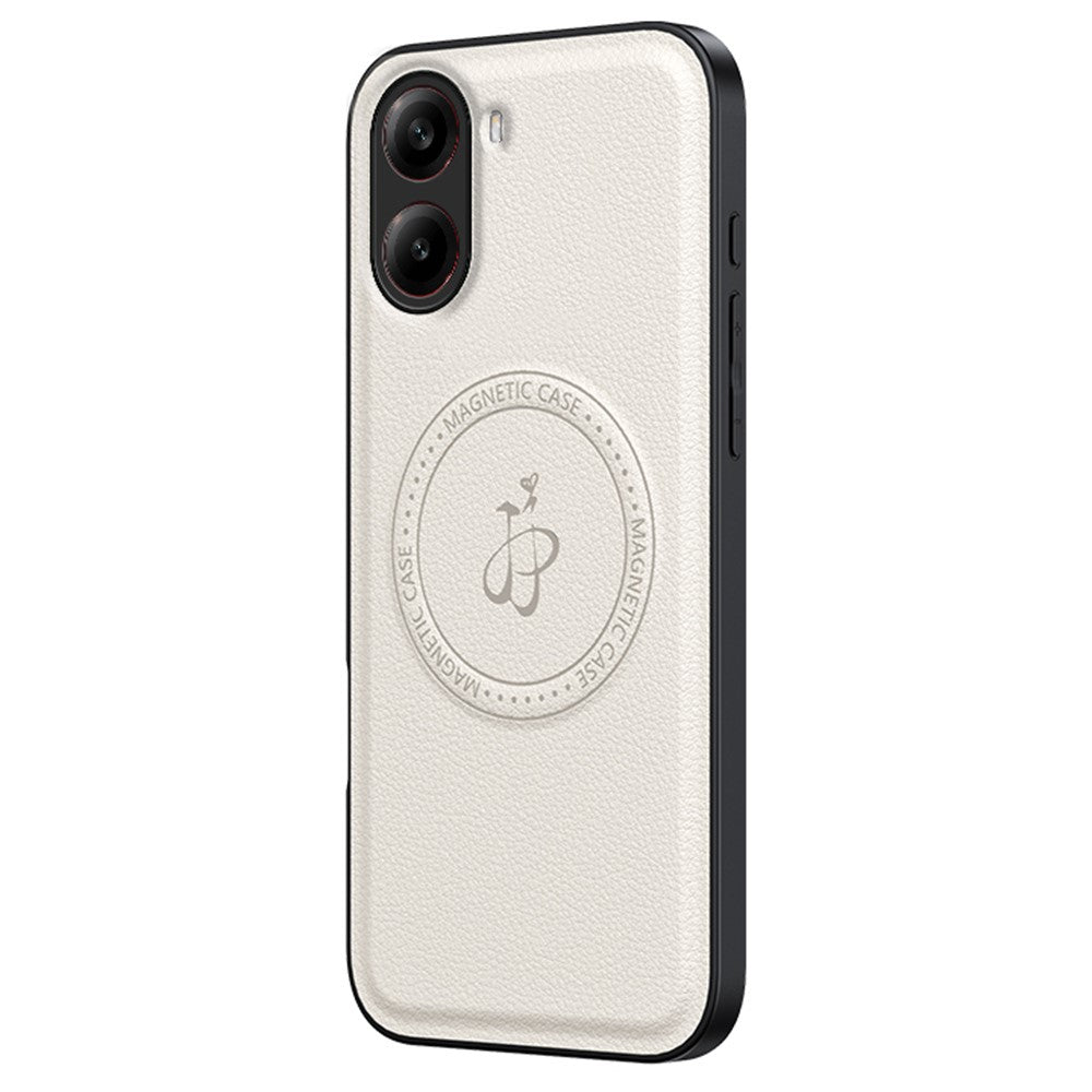 Magnetic Case for Xiaomi Redmi Turbo 4 5G / Poco X7 Pro 5G PU + TPU + PC Phone Back Cover Drop Resistant