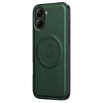 Magnetic Case for Xiaomi Redmi Turbo 4 5G / Poco X7 Pro 5G PU + TPU + PC Phone Back Cover Drop Resistant