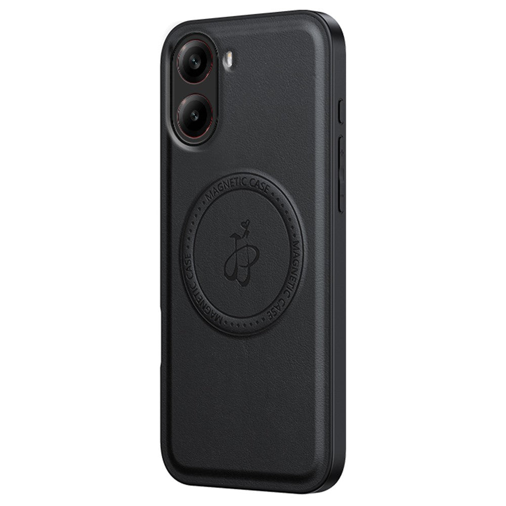 Magnetic Case for Xiaomi Redmi Turbo 4 5G / Poco X7 Pro 5G PU + TPU + PC Phone Back Cover Drop Resistant