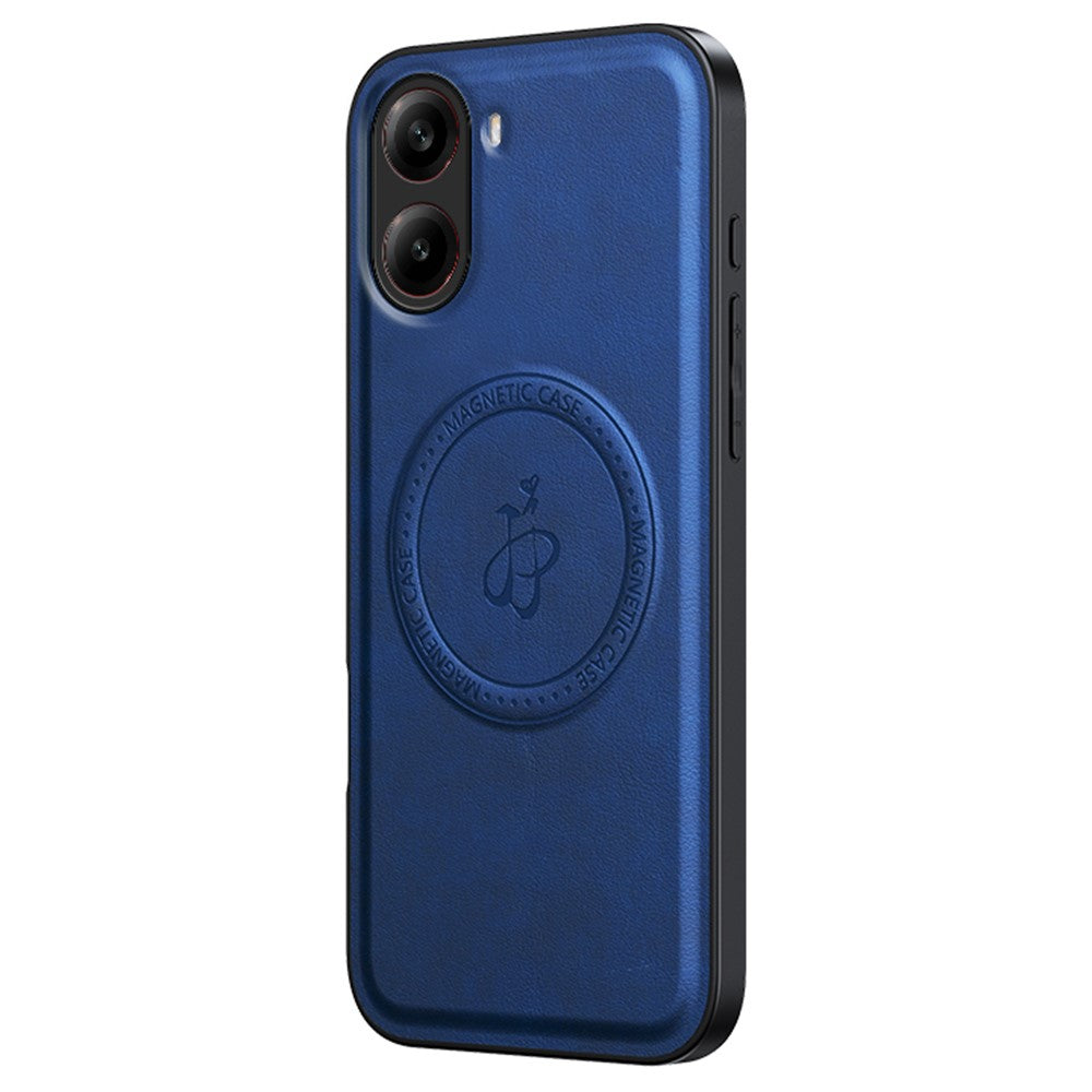 Magnetic Case for Xiaomi Redmi Turbo 4 5G / Poco X7 Pro 5G PU + TPU + PC Phone Back Cover Drop Resistant