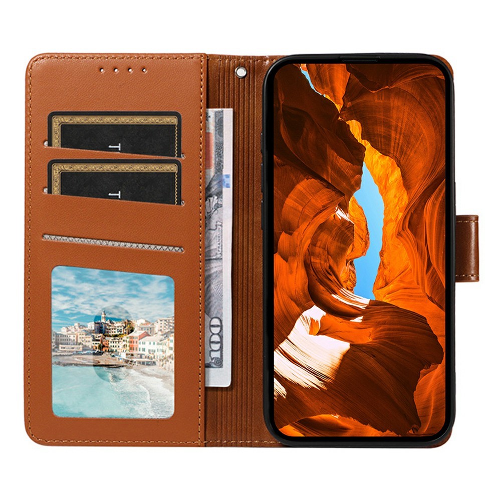 For Honor Magic7 Lite 5G / X9c 5G / X60 Pro 5G Case RFID Blocking Leather Wallet Flip Phone Cover with Wrist Strap