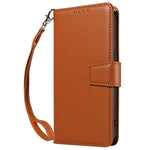 For Honor Magic7 Lite 5G / X9c 5G / X60 Pro 5G Case RFID Blocking Leather Wallet Flip Phone Cover with Wrist Strap