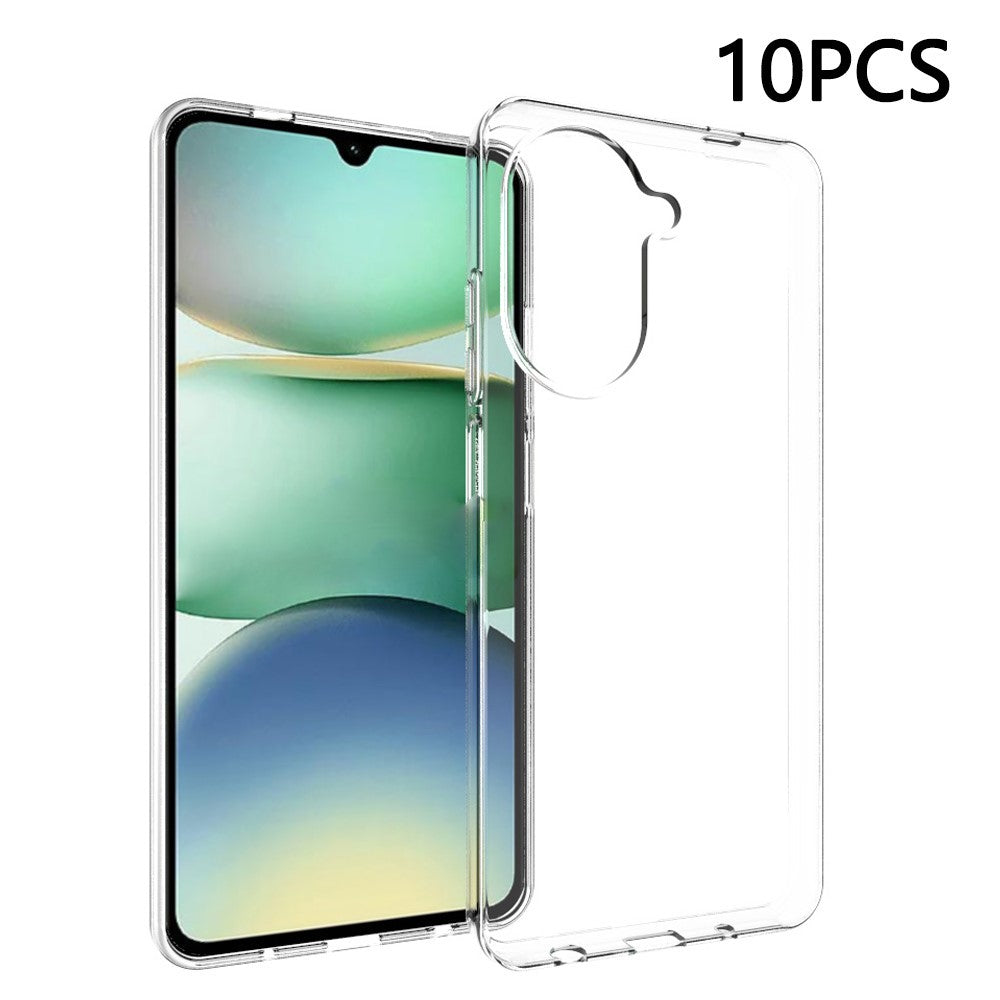 10Pcs / Pack For Xiaomi Redmi A5 NFC (EU) (173.45mm) Case Watermark Free TPU Protective Clear Phone Cover