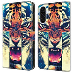 Läderfodral för Samsung Galaxy A15 5G / 4G med mönstertryck, plånboksfodral, fallskyddande mobilfodral