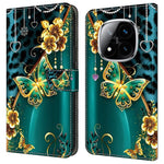 For Xiaomi Redmi Note 14 Pro 5G / Poco X7 5G Leather Case Pattern Printing Wallet Stand Anti Drop Phone Cover