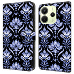 For Xiaomi Redmi Note 14 4G (164.84mm) Leather Case Pattern Printing Wallet Stand Anti Drop Phone Cover