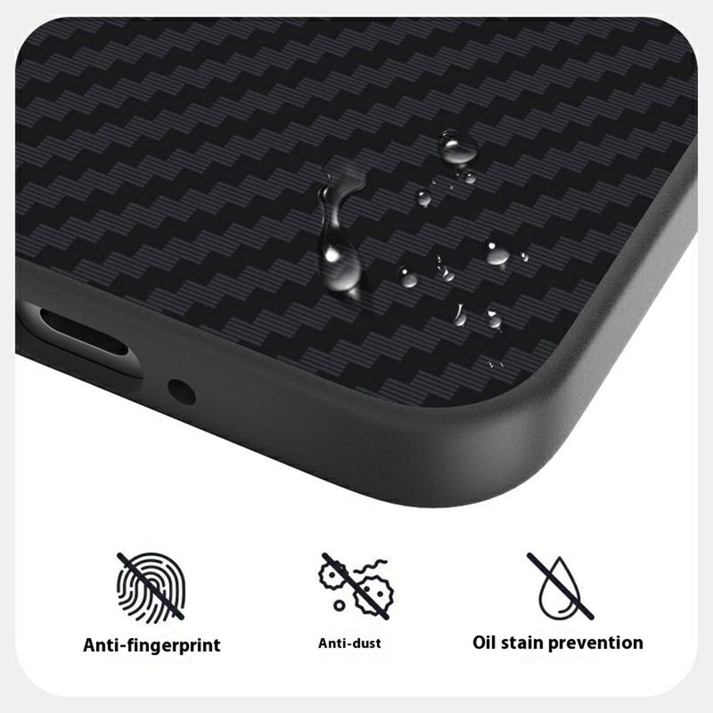 ABEEL För OnePlus 13T 5G Magnetiskt Skal Brett Kolfiberstruktur Bakstycke