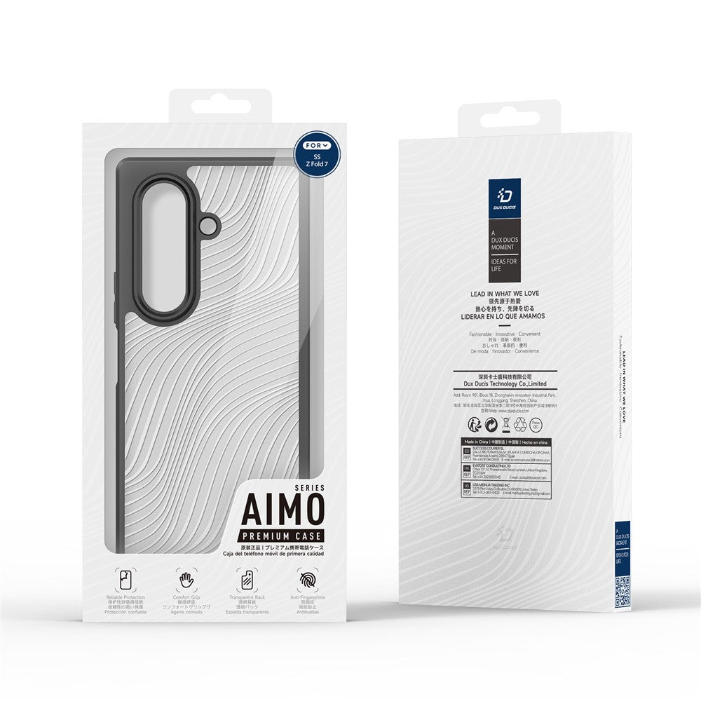 DUX DUCIS For Samsung Galaxy Z Fold7 5G Case  Aimo Series TPU+PC Matte Drop-proof Phone Cover (REACH Certification)