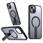 For iPhone 14 Plus Case Compatible with MagSafe Kickstand TPU + Acrylic Phone Cover