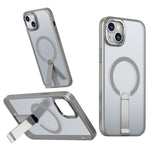 For iPhone 14 Plus Case Compatible with MagSafe Kickstand TPU + Acrylic Phone Cover