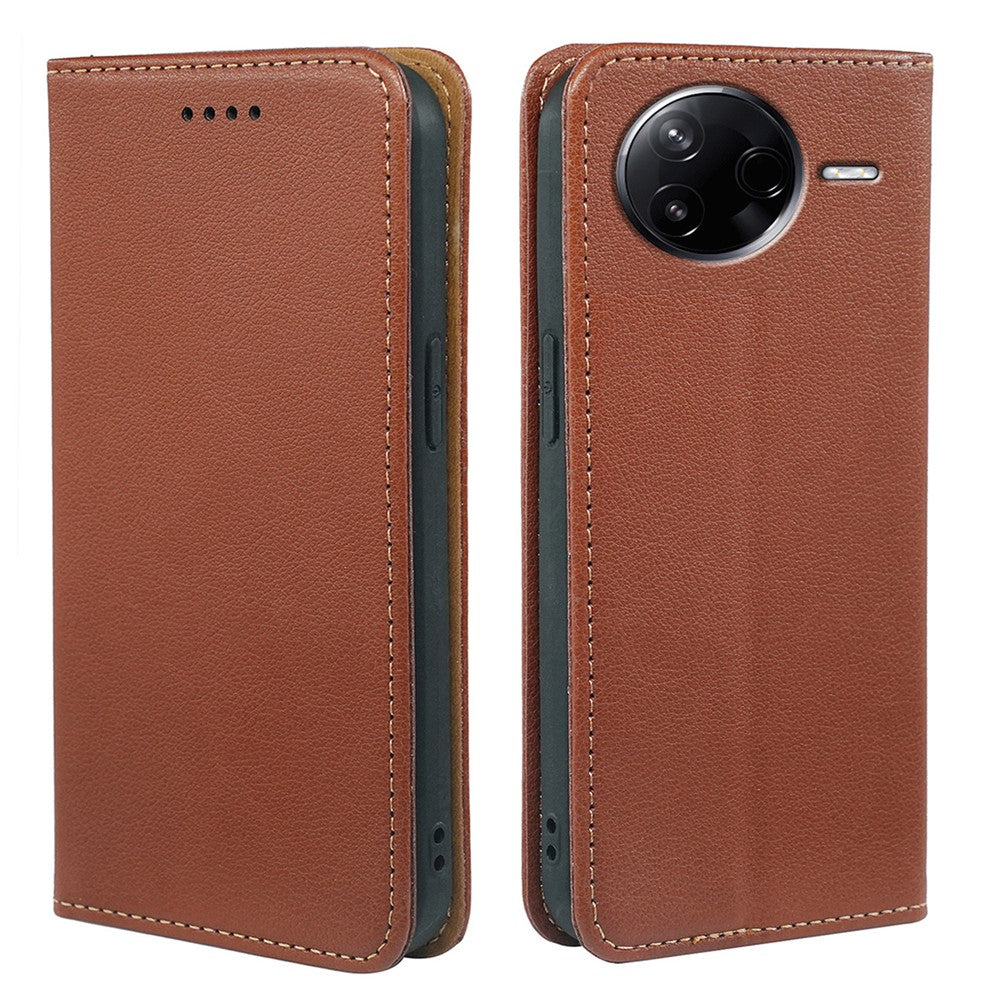 For Xiaomi Poco F7 Pro 5G / Redmi K80 5G Case Wallet RFID Blocking Leather Phone Cover Strong Magnetic Closure