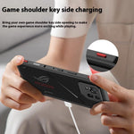 Til Asus ROG Phone 8 Pro 5G / Phone 8 5G Bumper Cases Metalramme Varmeafledning Cover med Kameralinsebeskytter